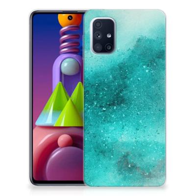 Smartphone hoesje Samsung Galaxy M51 Painting Blue Smartphone hoesje Samsung Galaxy M51 Painting Blue