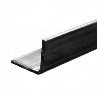 Stalen hoekprofiel koud gewalst ronde hoek 15x15x2 mm - per meter