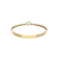 Glow 214.2013 Ring geelgoud-diamant 1-0.03ct G/si 2 mm