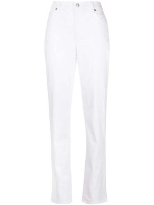 Eileen Fisher jean slim à taille haute - Blanc