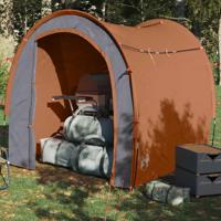 VidaXL Opbergtent waterdicht oranje