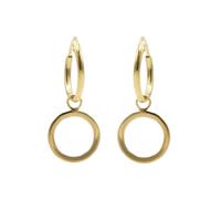 Karma Oorringen Hoops Open Circle Goud