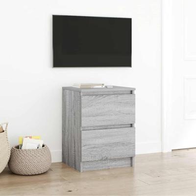 Tv-meubel 40x35x54 cm spaanplaat grijs sonoma