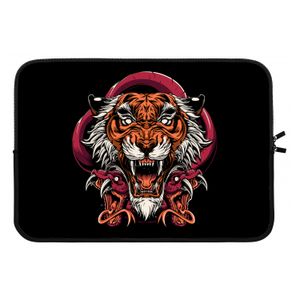 Tiger and Rattlesnakes: Laptop sleeve 13 inch