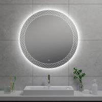 Wiesbaden Deco LED Badkamerspiegel Rond 80cm - Dimbare Verlichting