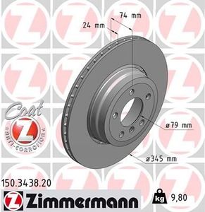 Remschijf Coat Z 150343820