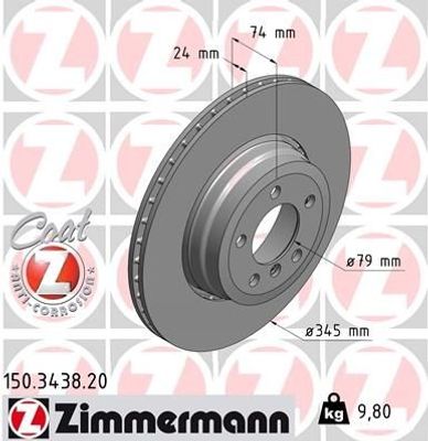 Remschijf Coat Z 150343820
