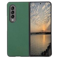 Samsung Galaxy Z Fold4 Getextureerde Hybrid Case - Groen