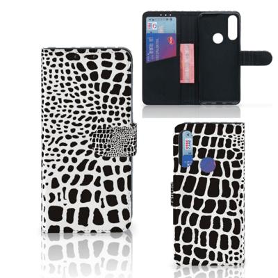 Alcatel 1S 2020 | Telefoonhoesje | Met pasjeshouder | Slangenprint