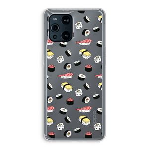 Sushi time: Oppo Find X3 Pro Transparant Hoesje