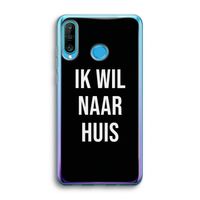 Ik wil naar huis - Zwart: Huawei P30 Lite Transparant Hoesje