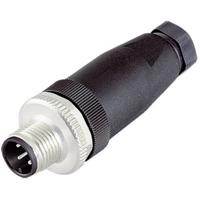 binder 99-0487-12-08 Sensor/actuator connector, niet geassembleerd M12 Aantal polen: 8 Stekker, recht 1 stuk(s) - thumbnail