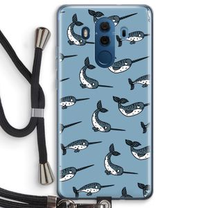 Narwhal: Huawei Mate 10 Pro Transparant Hoesje met koord