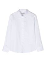 Paolo Pecora Kids chemise en coton à manches longues - Blanc