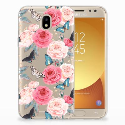 Samsung Galaxy J5 2017 | TPU Case | Butterfly Roses Samsung Galaxy J5 2017 | TPU Case | Butterfly Roses