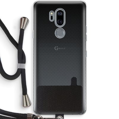 Musketon Halftone: LG G7 Thinq Transparant Hoesje met koord
