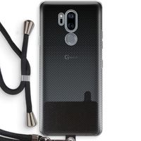 Musketon Halftone: LG G7 Thinq Transparant Hoesje met koord