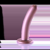 Ouch! by Shots Glad Silicone G-Spot Dildo - 6'' / 14,5 cm - Rose Gold - thumbnail