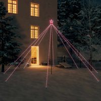 VidaXL Led-kerstboom binnen buiten 800 leds kleurrijk 5 m