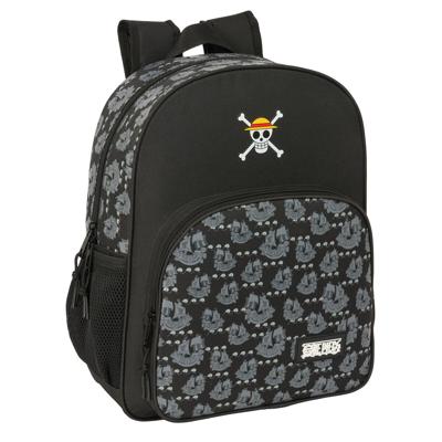 Schoolrugzak One Piece Pirates Zwart 32 x 38 x 12 cm