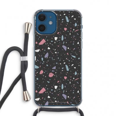 Terrazzo N°16: iPhone 12 mini Transparant Hoesje met koord