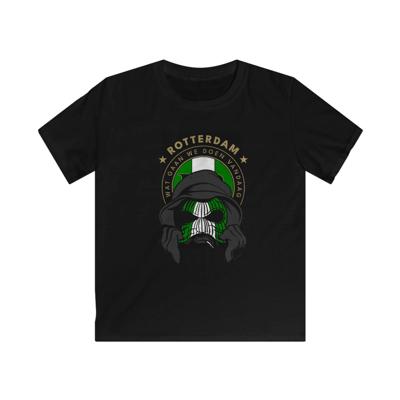 T-shirt regular zwart - kids - FR masker