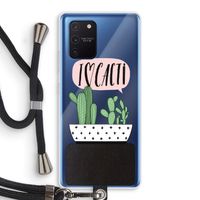 I love cacti: Samsung Galaxy Note 10 Lite Transparant Hoesje met koord