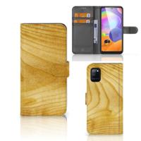 Samsung Galaxy A31 | Book Style Case | Licht Hout