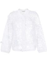 Valentino Garavani cardigan à fleurs en dentelle - Blanc - thumbnail