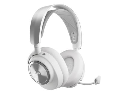 Steelseries Arctis Nova Pro Wireless Headset Bedraad en draadloos Hoofdband Gamen Bluetooth Zilver, Wit