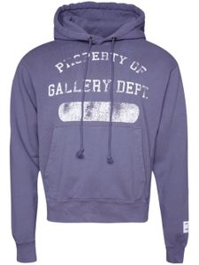 GALLERY DEPT. hoodie à imprimé animalier - Bleu