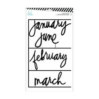 Heidi Swapp • letterbord kit 12pcs maanden