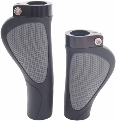 Handvatset Edge ErgoCity Plus met Lockring - 136/95mm - Zwart