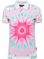 Plein Sport tie-dye cotton polo shirt - Rose