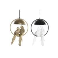 Plafondlamp DKD Home Decor Gouden Wit 220 V 50 W (29,5 x 22 x 44,5 cm) (2 Stuks)