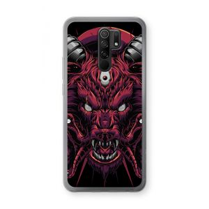Hell Hound and Serpents: Xiaomi Redmi 9 Transparant Hoesje
