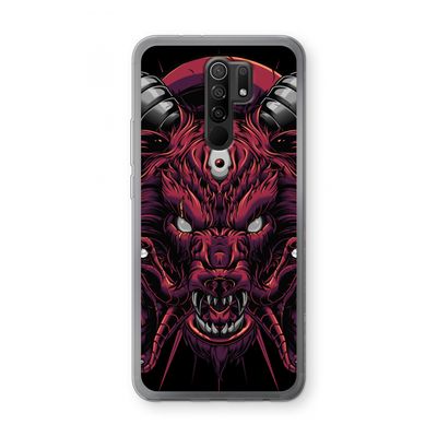 Hell Hound and Serpents: Xiaomi Redmi 9 Transparant Hoesje