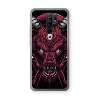 Hell Hound and Serpents: Xiaomi Redmi 9 Transparant Hoesje