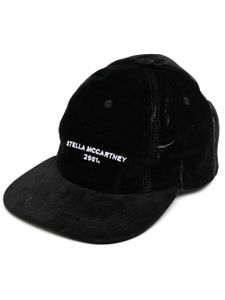 Stella McCartney casquette en jean à logo 2001 brodé - Noir