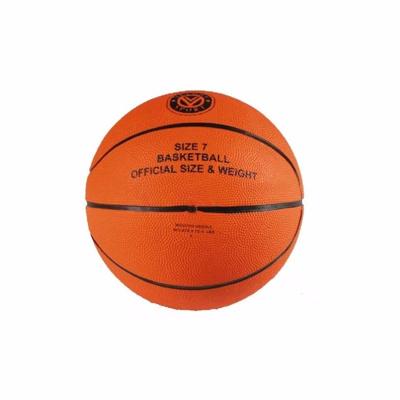 Sport Basketbal officieel - maat 7 - Sport en spel materialen - rubber - oranje Sport Basketbal officieel - maat 7 - Sport en spel materialen - rubber - oranje