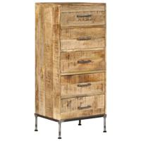 Ladekast 45x35x106 cm massief mangohout - thumbnail