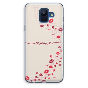 Kusjes: Samsung Galaxy A6 (2018) Transparant Hoesje