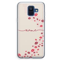 Kusjes: Samsung Galaxy A6 (2018) Transparant Hoesje Kusjes: Samsung Galaxy A6 (2018) Transparant Hoesje