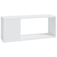 vidaXL Tv-meubel 80x24x32 cm bewerkt hout wit