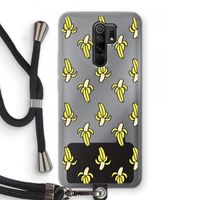 Bananas: Xiaomi Redmi 9 Transparant Hoesje met koord