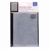 Vaessen Creative • embossing folder geruit