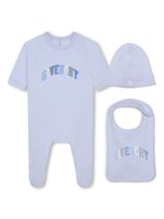 Givenchy Kids granouillère en coton à logo appliqué (lot de trois) - Bleu - thumbnail