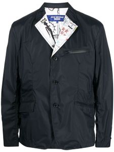 Junya Watanabe MAN blazer à imprimé graphique - Noir