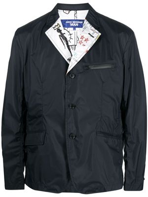 Junya Watanabe MAN blazer à imprimé graphique - Noir