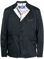 Junya Watanabe MAN blazer à imprimé graphique - Noir Junya Watanabe MAN blazer à imprimé graphique - Noir